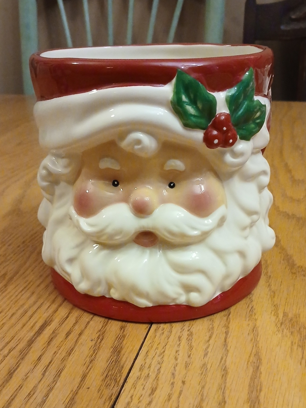 Santa Claus Ceramic Planter